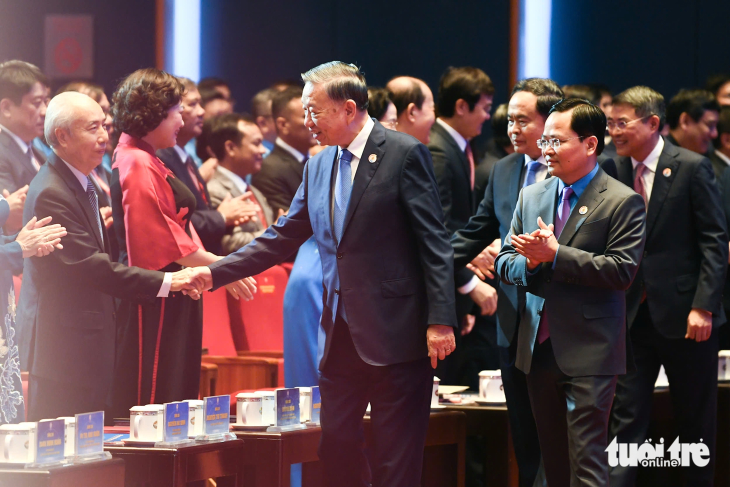 Tổng Bí thư, Chủ tịch nước Tô Lâm và nhiều lãnh đạo dự Đại hội XIV Công đoàn Việt Nam - Ảnh 6.