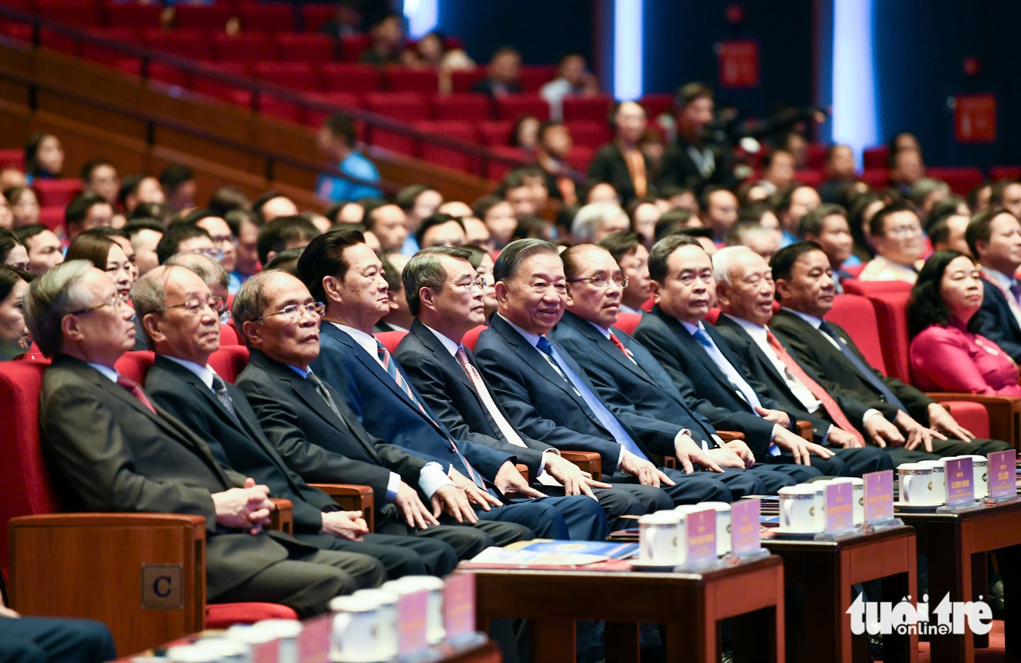 Tổng Bí thư, Chủ tịch nước Tô Lâm và nhiều lãnh đạo dự Đại hội XIV Công đoàn Việt Nam - Ảnh 7.