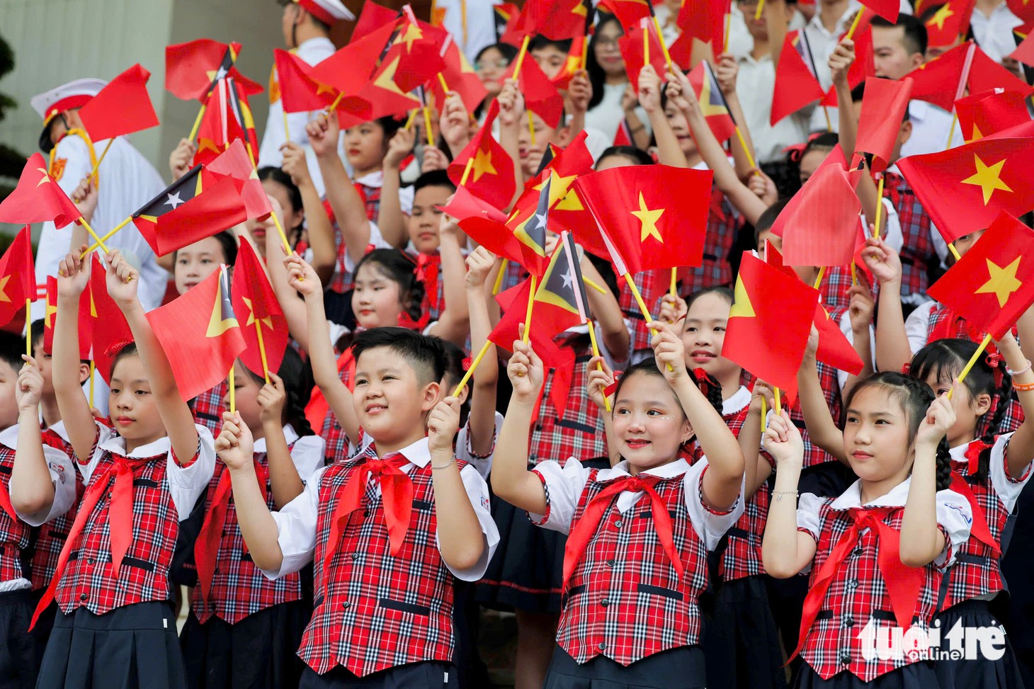 Thủ tướng Lê Minh Hưng đón và hội đàm với Thủ tướng Timor-Leste - Ảnh 3.