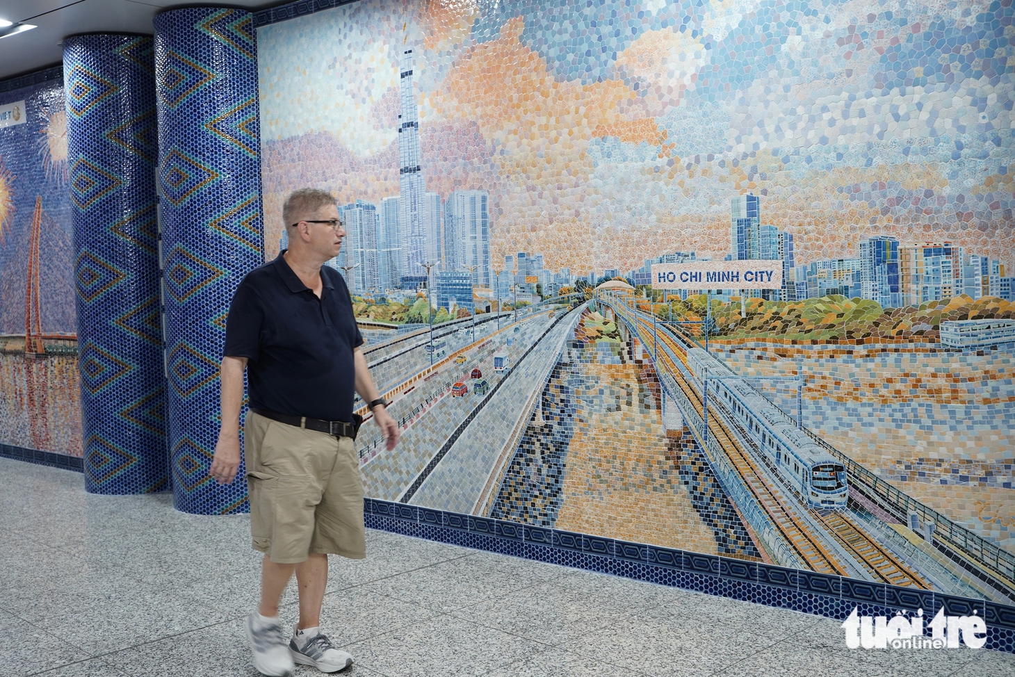 Đưa nghệ thuật công cộng đến metro Bến Thành - Ảnh 2.