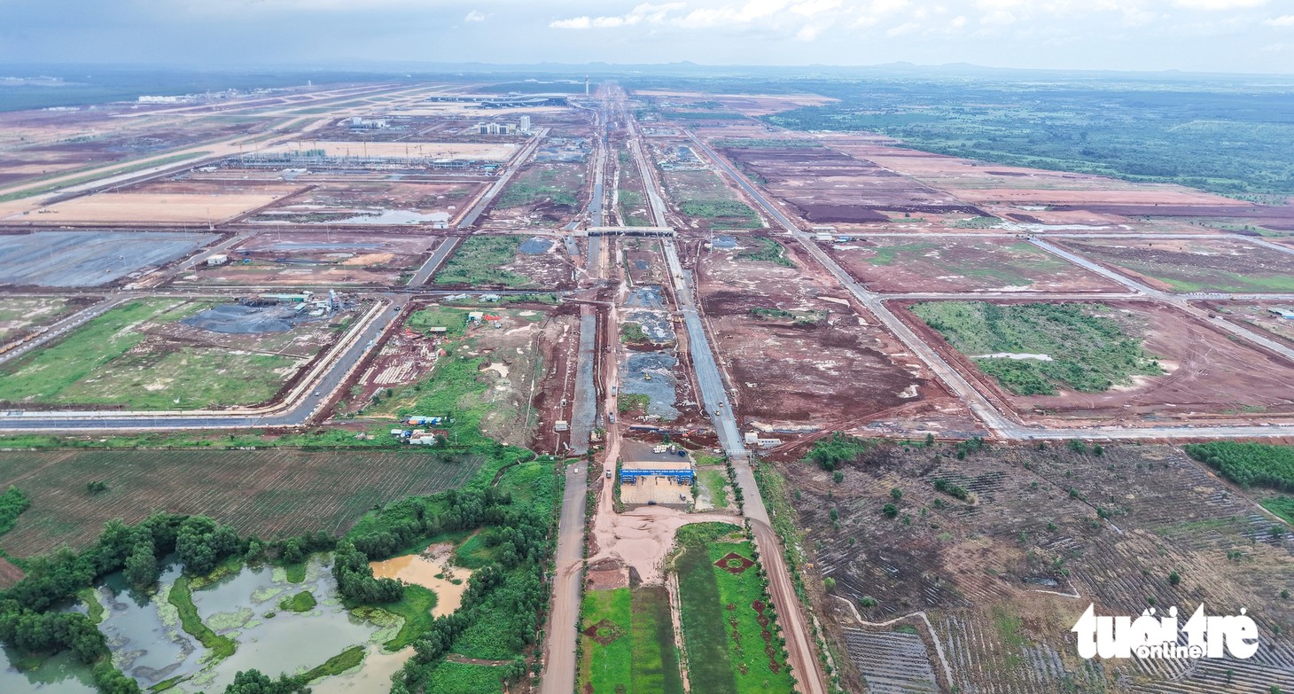 Đường vào “trái tim” công trường xây dựng sân bay Long Thành - Ảnh 6.