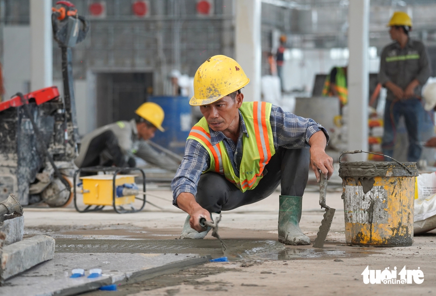 Hình ảnh thi công nước rút bên trong nhà ga sân bay Long Thành - Ảnh 13.