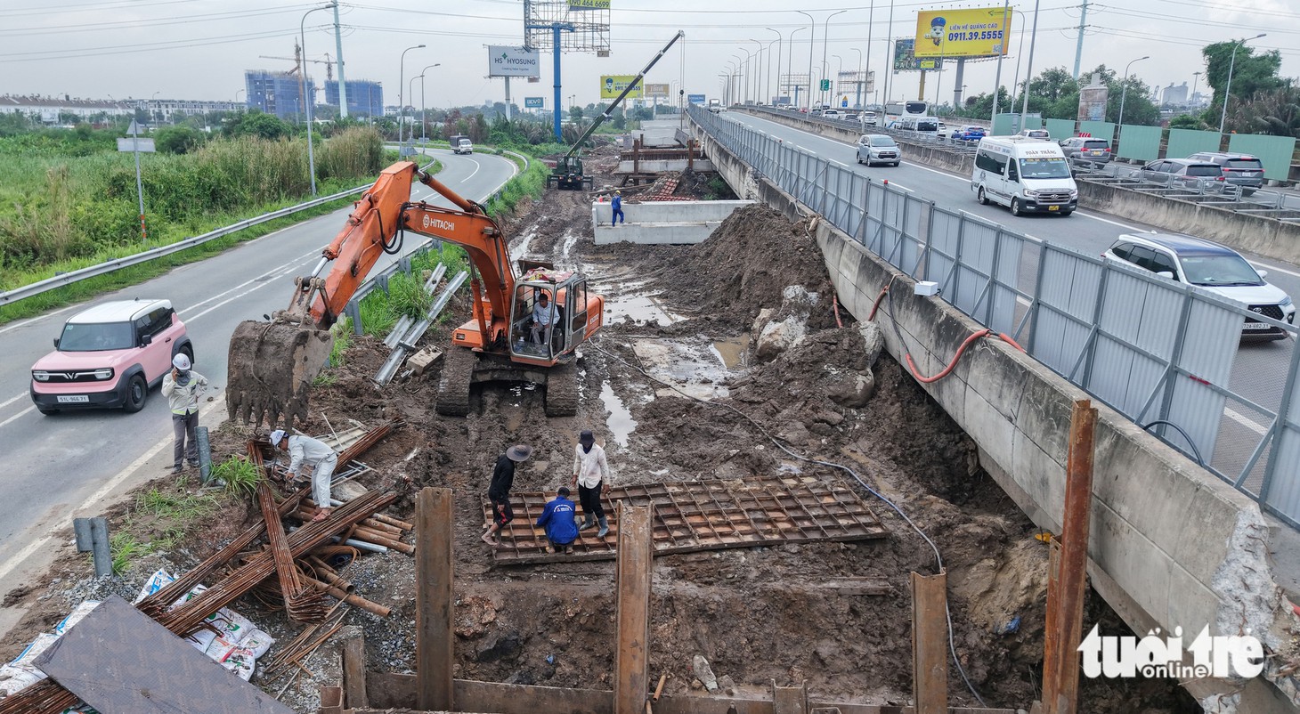 Dự án mở rộng đường nối cao tốc TP . HCM - Long Thành: Tiến độ 60 % vào năm 2026 - Ảnh 14.