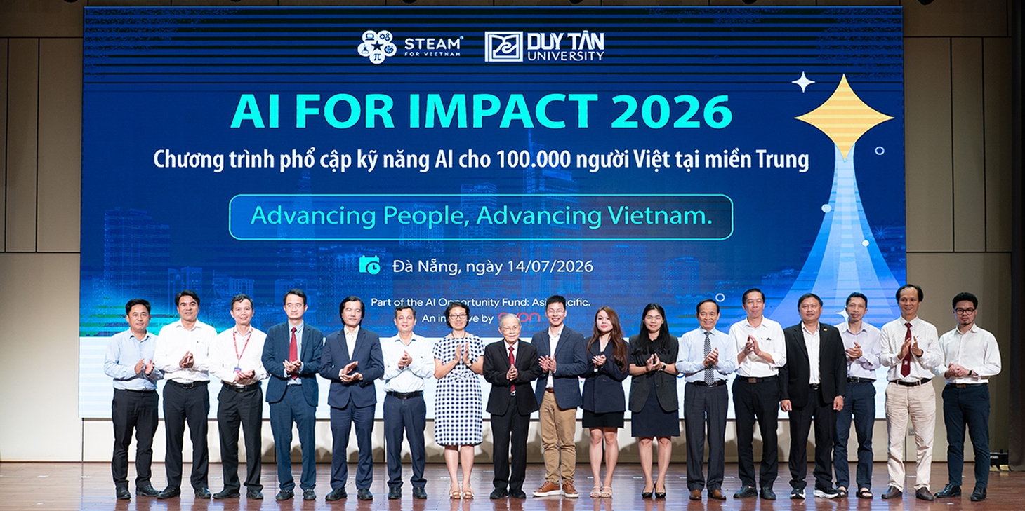 Đại học Duy Tân khởi động hành trình phổ cập AI cho 100.000 người miền Trung  - Ảnh 3.