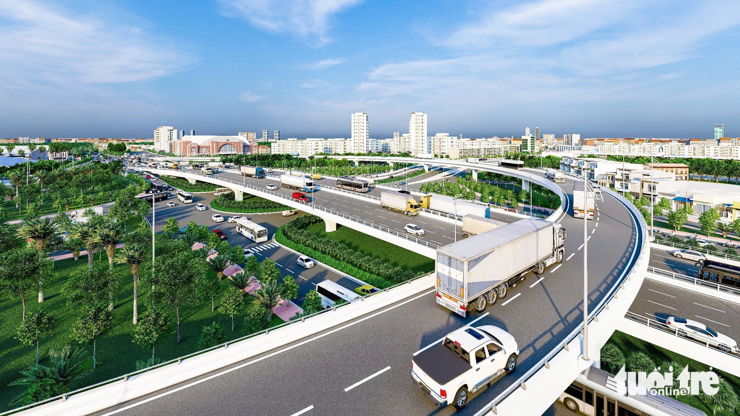 Nút giao Mỹ Thủy 4 tầng, 'van điều tiết' dòng xe cụm cảng Cát Lái TP.HCM - Ảnh 18.