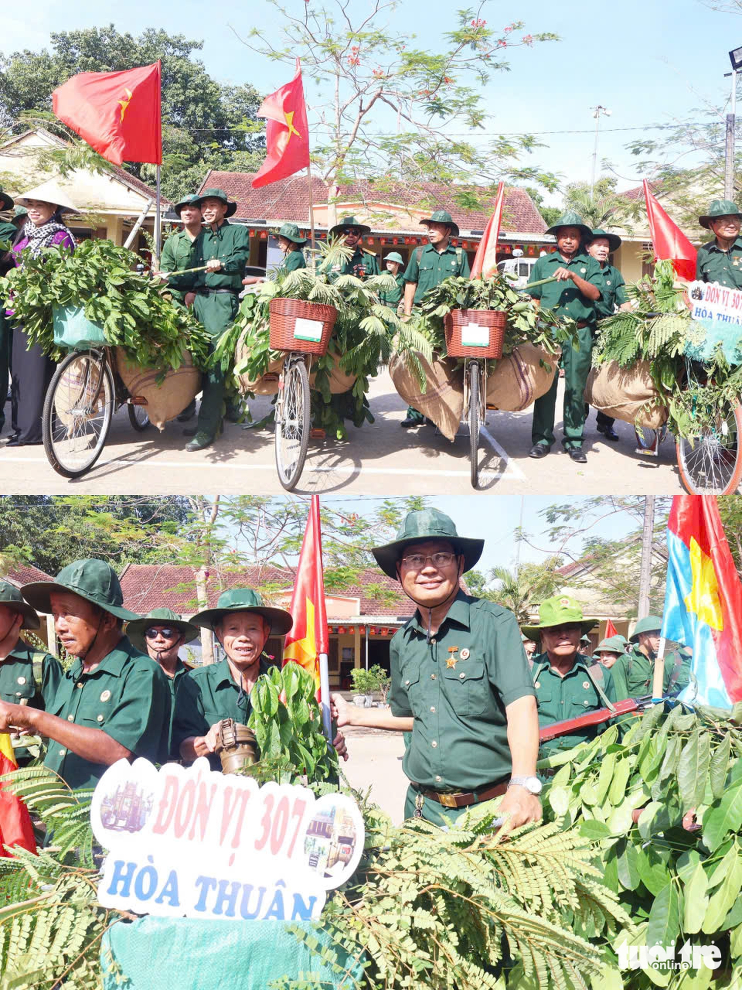 Xúc động cảnh bộ đội hành quân, chiến thắng trở về trong vòng tay yêu thương nhân dân - Ảnh 5.