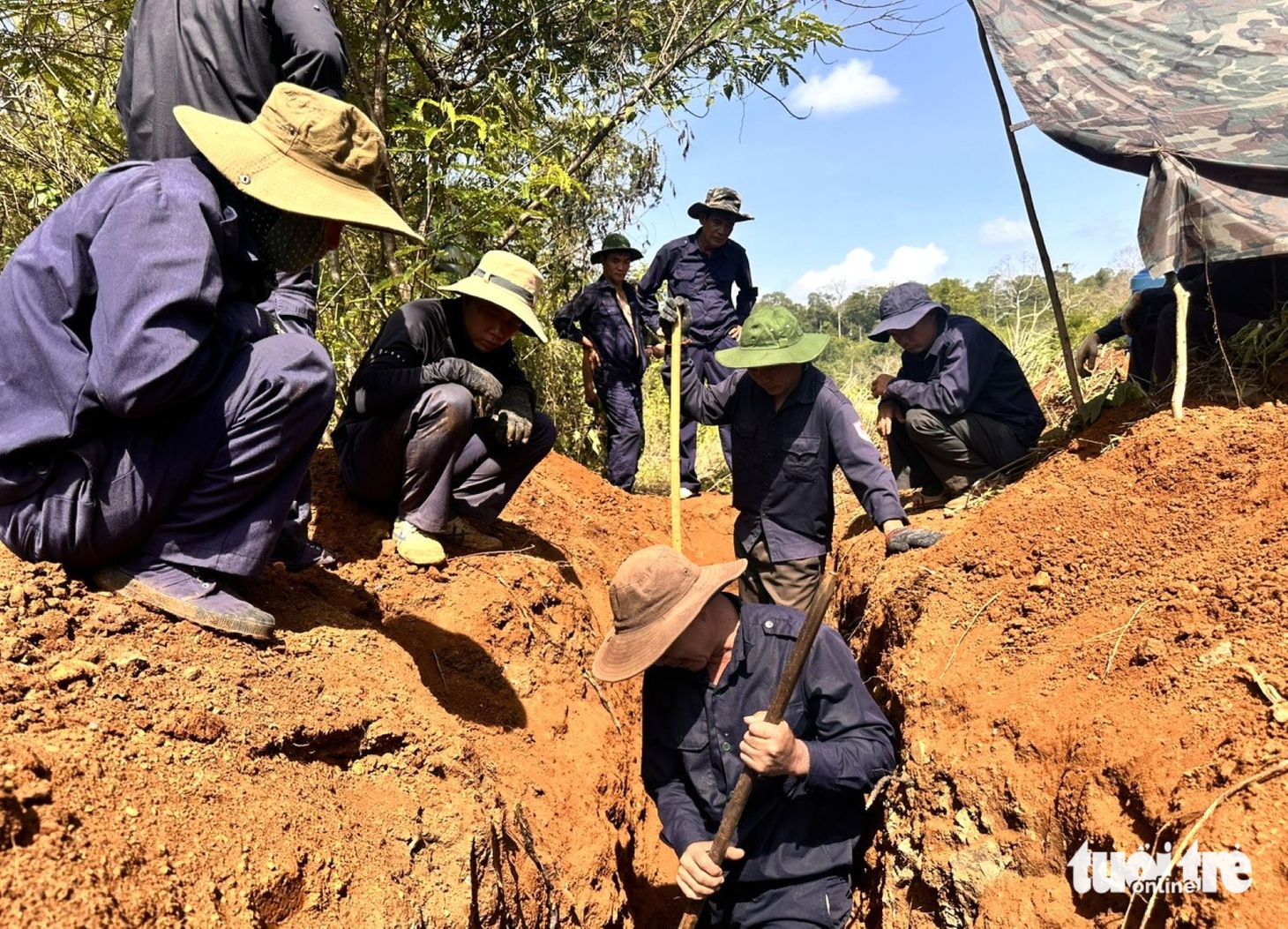 Dấu chân K51 tìm kiếm liệt sĩ tại rừng già Mondulkiri trong mùa khô 2026 - Ảnh 8.