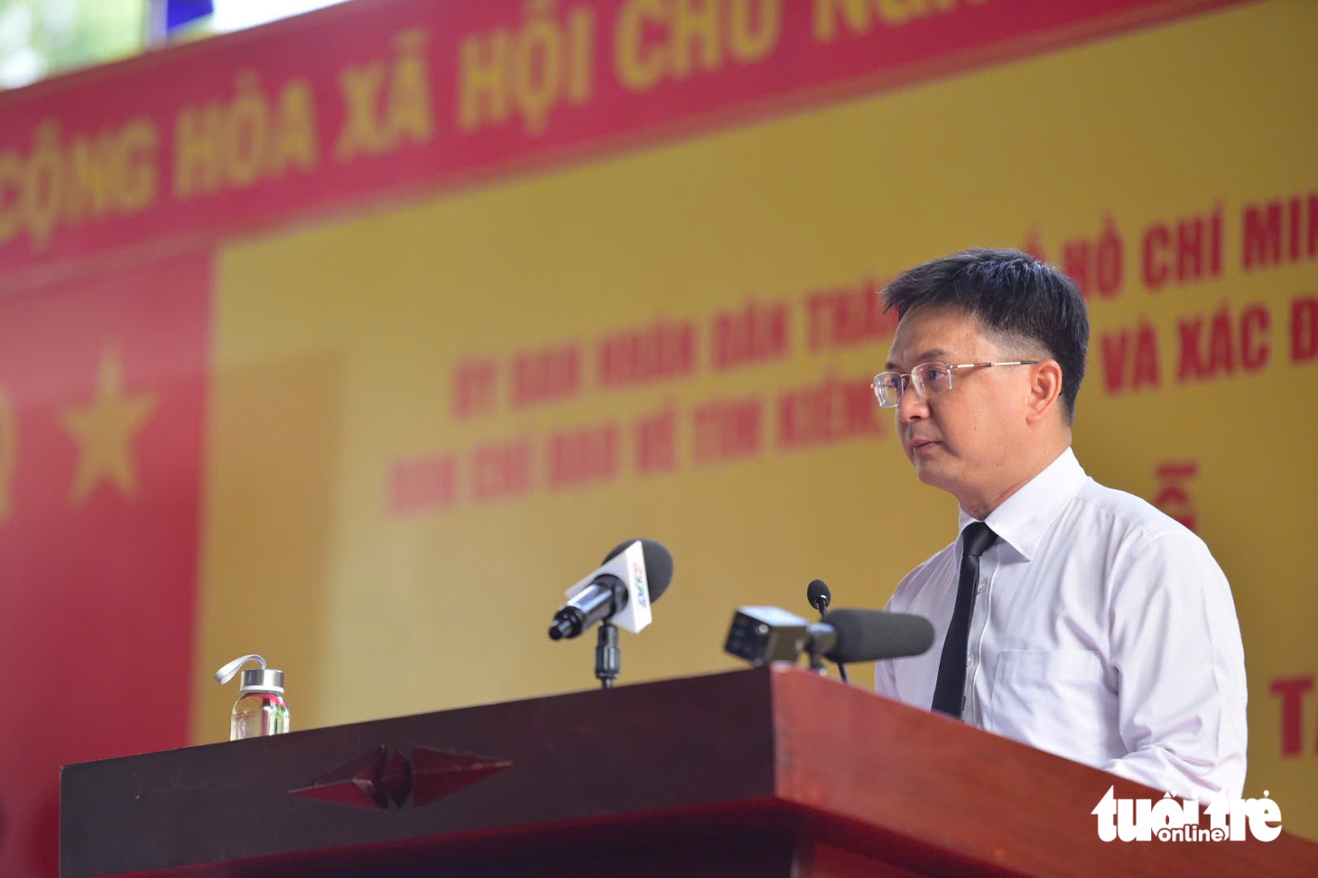 Đã phát hiện 5 bộ hài cốt liệt sĩ tại công viên Lê Thị Riêng sau 58 năm, tiếp tục tìm kiếm, quy tập - Ảnh 2.
