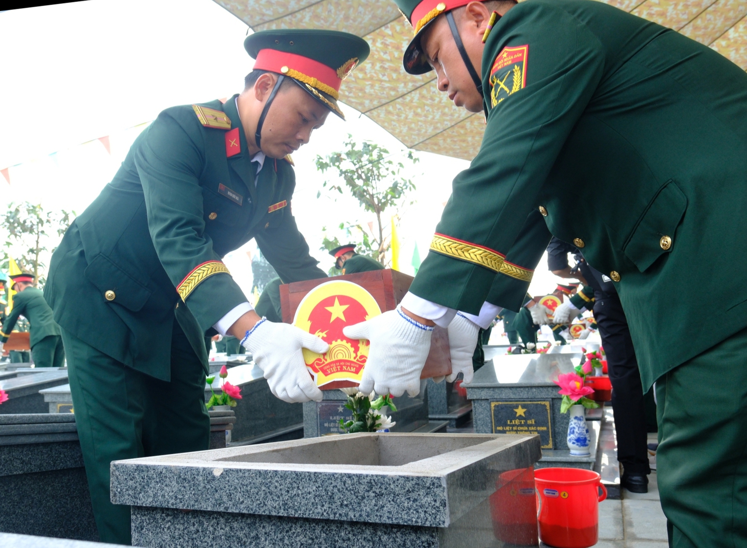 Phó Thủ tướng Phạm Gia Túc truy điệu, an táng 173 hài cốt liệt sĩ từ Campuchia về Tây Ninh - Ảnh 4.