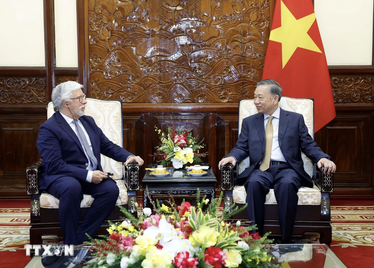 Đại sứ Mỹ, Bồ Đào Nha, Iran, Mông Cổ và Myanmar trình Quốc thư lên Tổng Bí thư, Chủ tịch nước Tô Lâm - Ảnh 5.