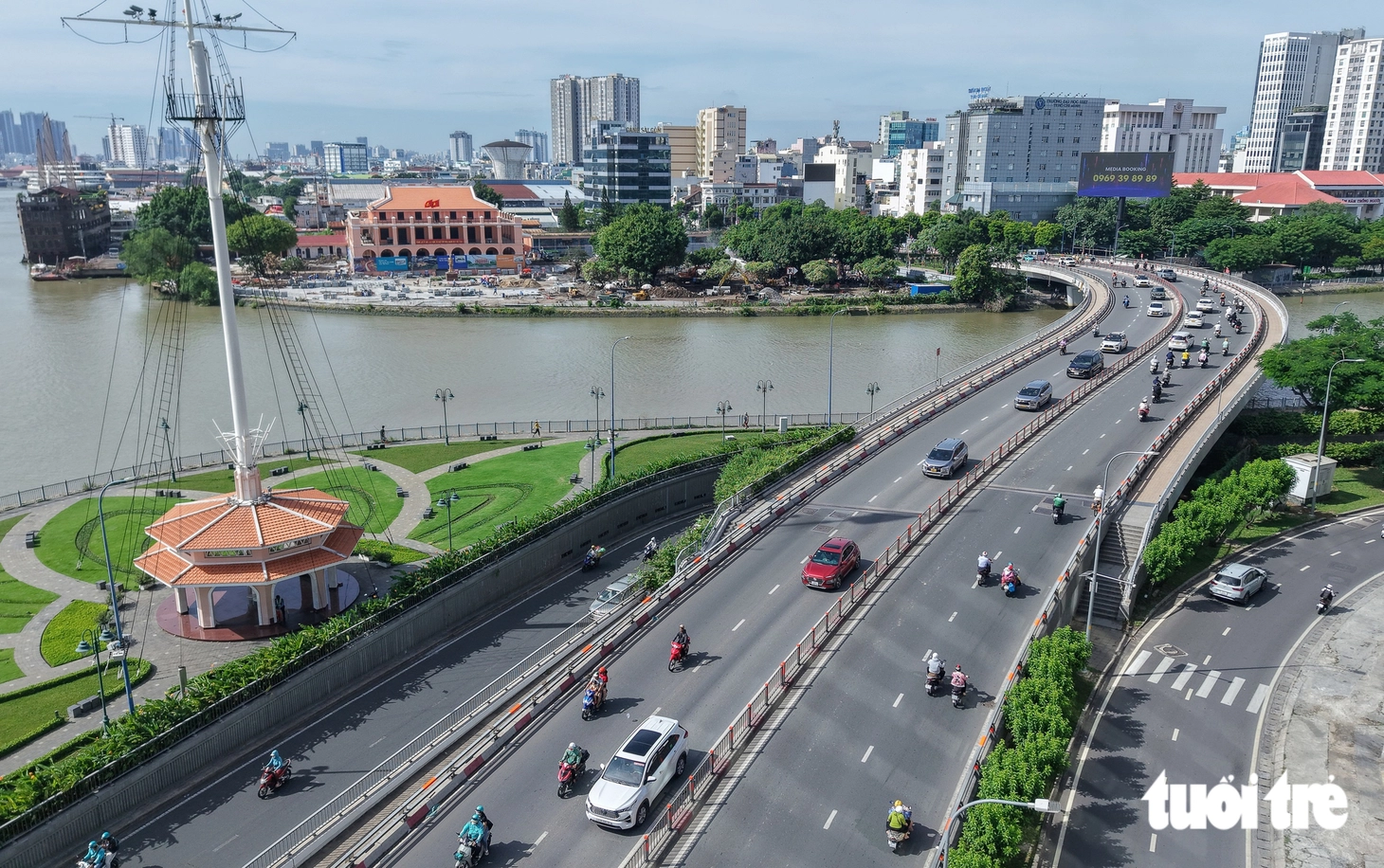 Bến Nhà Rồng chuyển biến sau 3 tháng khởi công, tạo đà đột phá hạ tầng ven sông Sài Gòn - Ảnh 9.