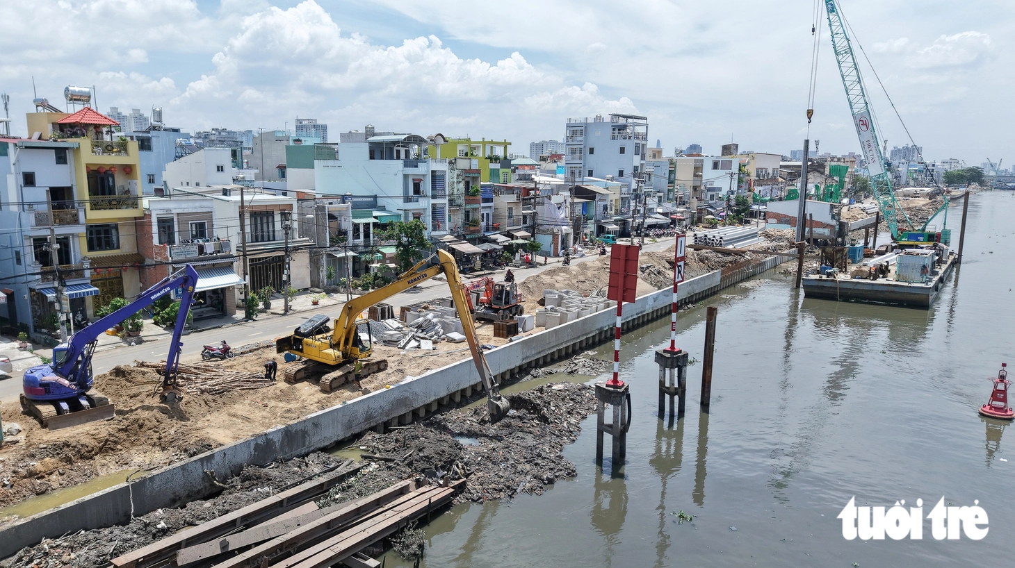 Toàn cảnh bờ Nam kênh Đôi: Hàng ngàn căn nhà chông chênh chờ giải tỏa - Ảnh 14.