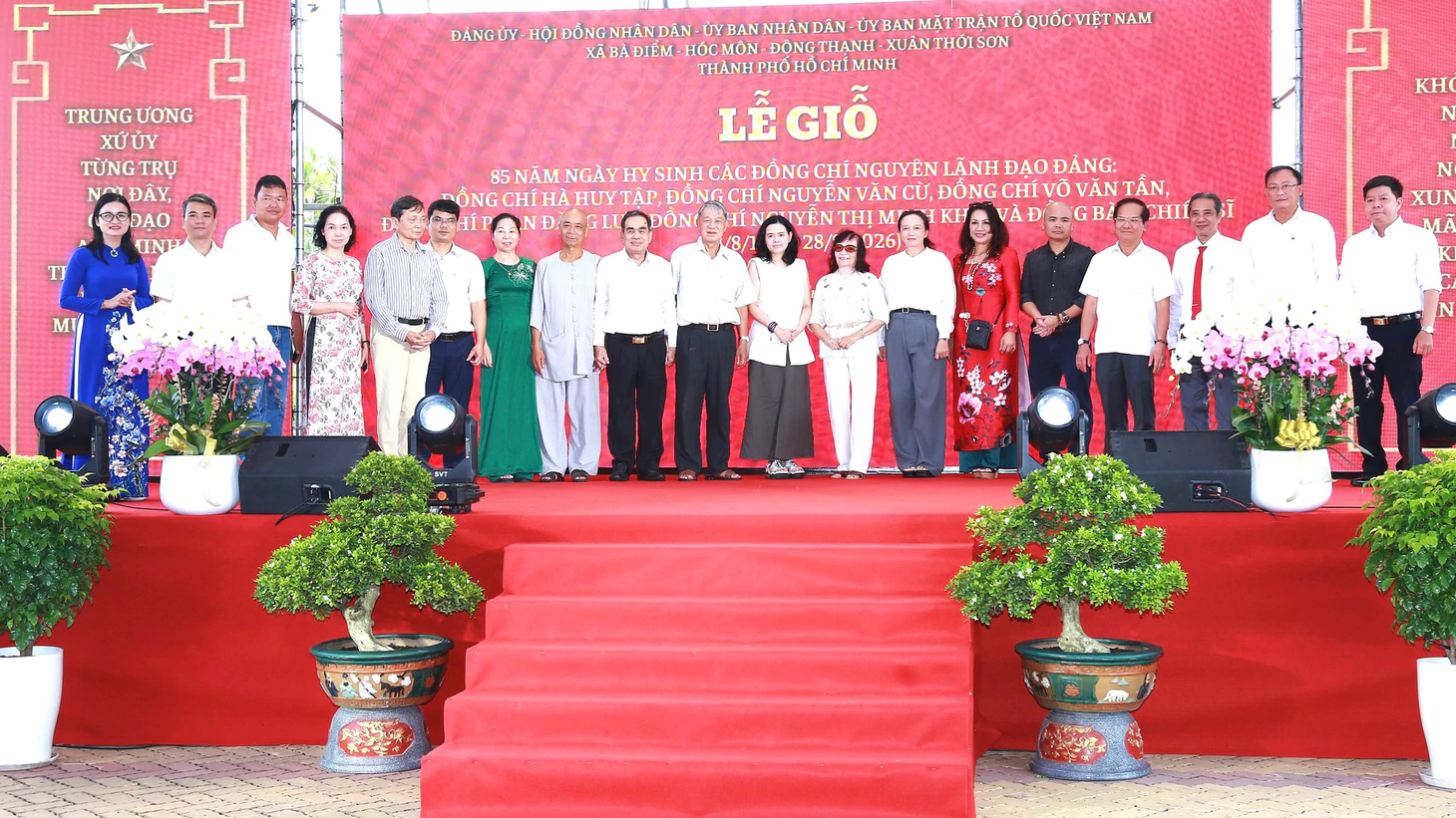 Xã Bà Điểm, Hóc Môn, Xuân Thới Sơn, Đông Thạnh tổ chức lễ giỗ 85 năm ngày hy sinh của 5 nguyên lãnh đạo Đảng - Ảnh 4.
