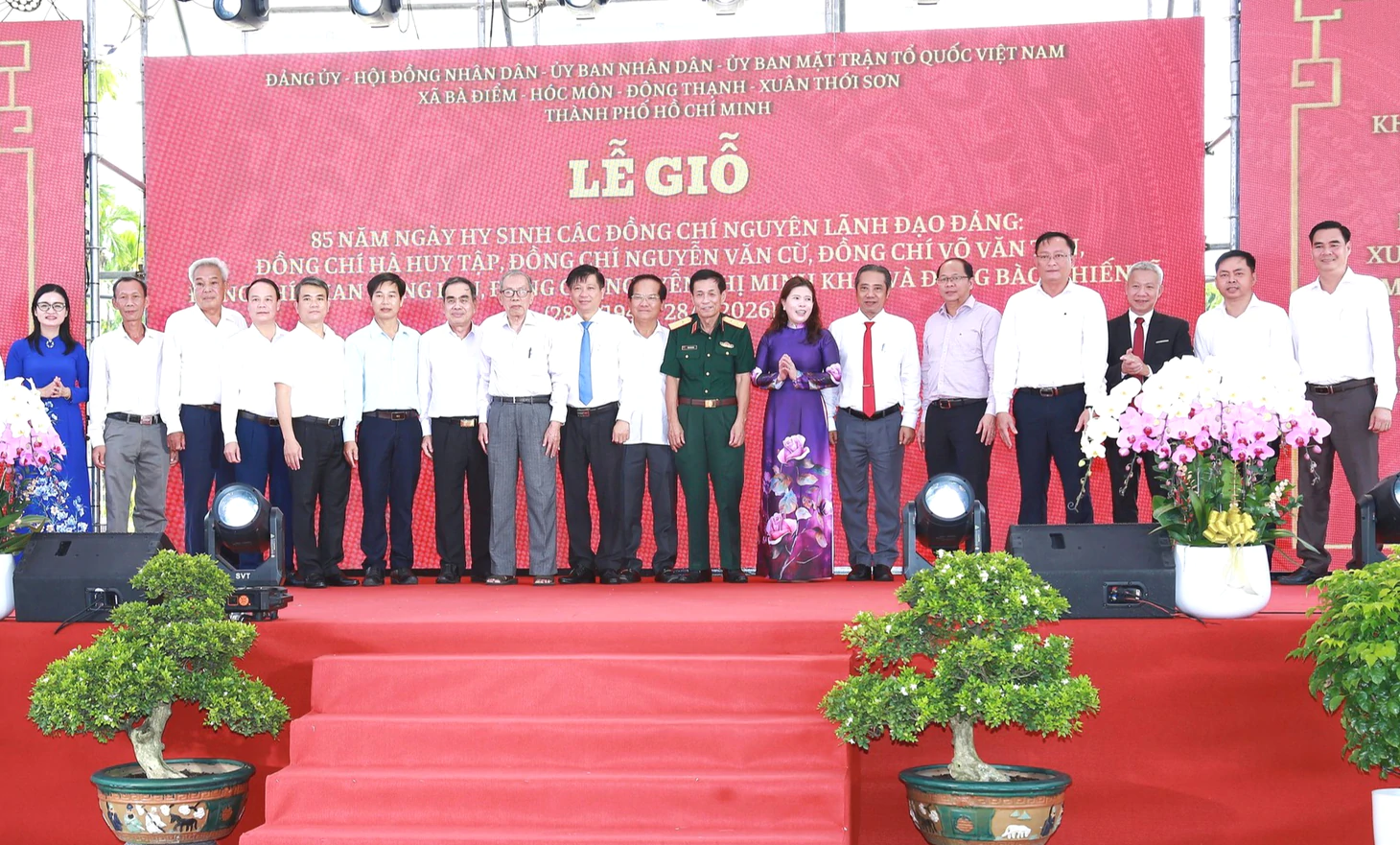Xã Bà Điểm, Hóc Môn, Xuân Thới Sơn, Đông Thạnh tổ chức lễ giỗ 85 năm ngày hy sinh của 5 nguyên lãnh đạo Đảng - Ảnh 5.