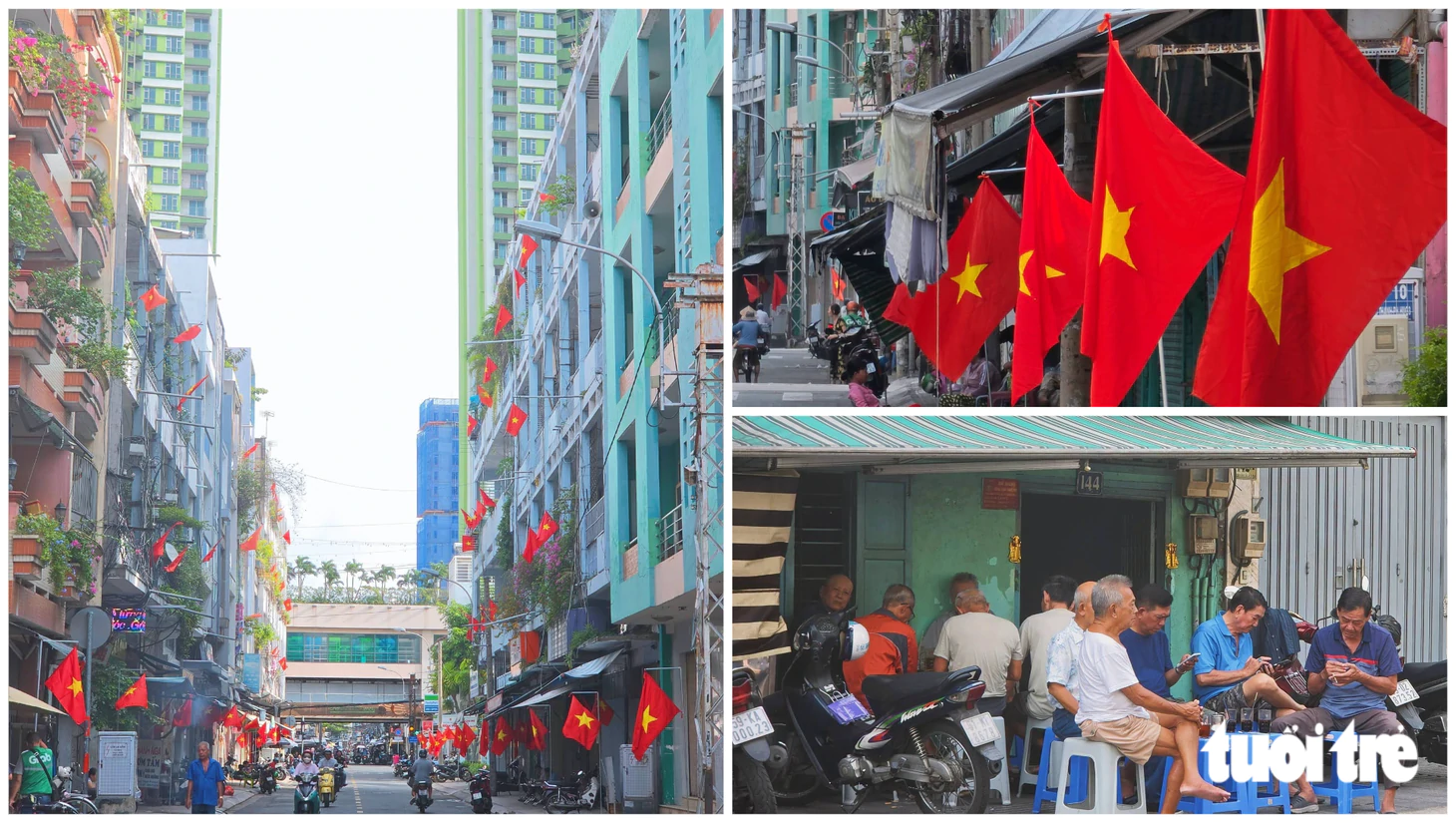 Vi vu TP.HCM dịp lễ 2-9 với sắc đỏ rực rỡ và hoàng hôn tuyệt đẹp - Ảnh 5.