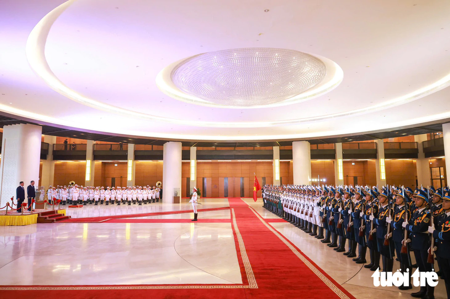 Tổng Bí thư, Chủ tịch nước Tô Lâm chủ trì lễ đón chính thức Nhà Vua Thái Lan - Ảnh 3.