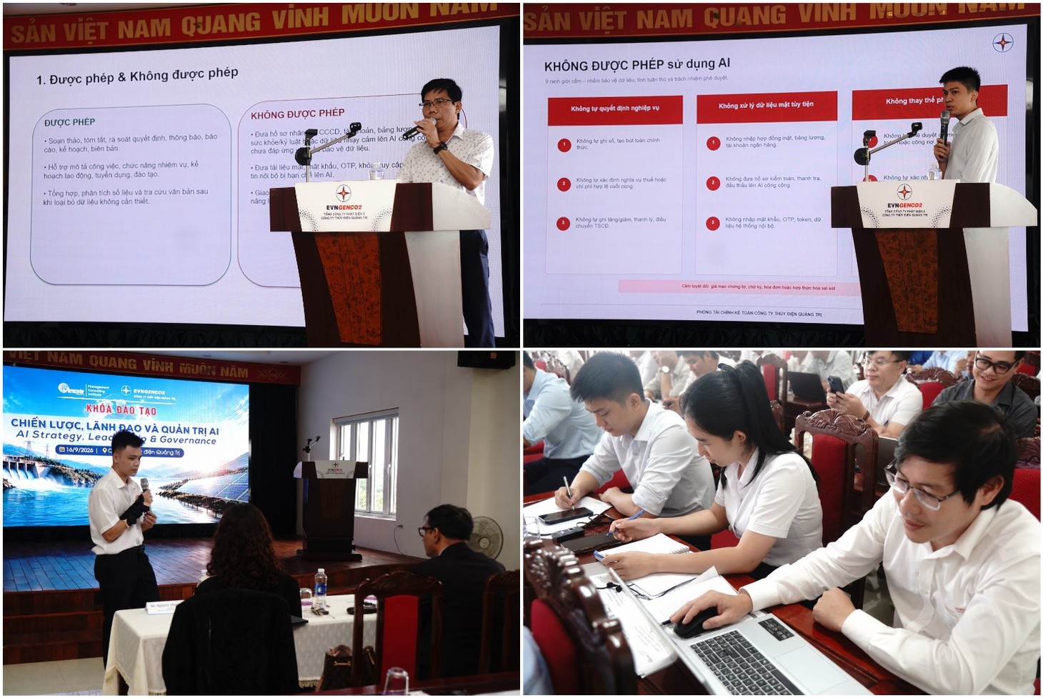 Thủy điện Quảng Trị tổ chức khóa đào tạo ‘Chiến lược, Lãnh đạo và Quản trị AI’ - Ảnh 3.