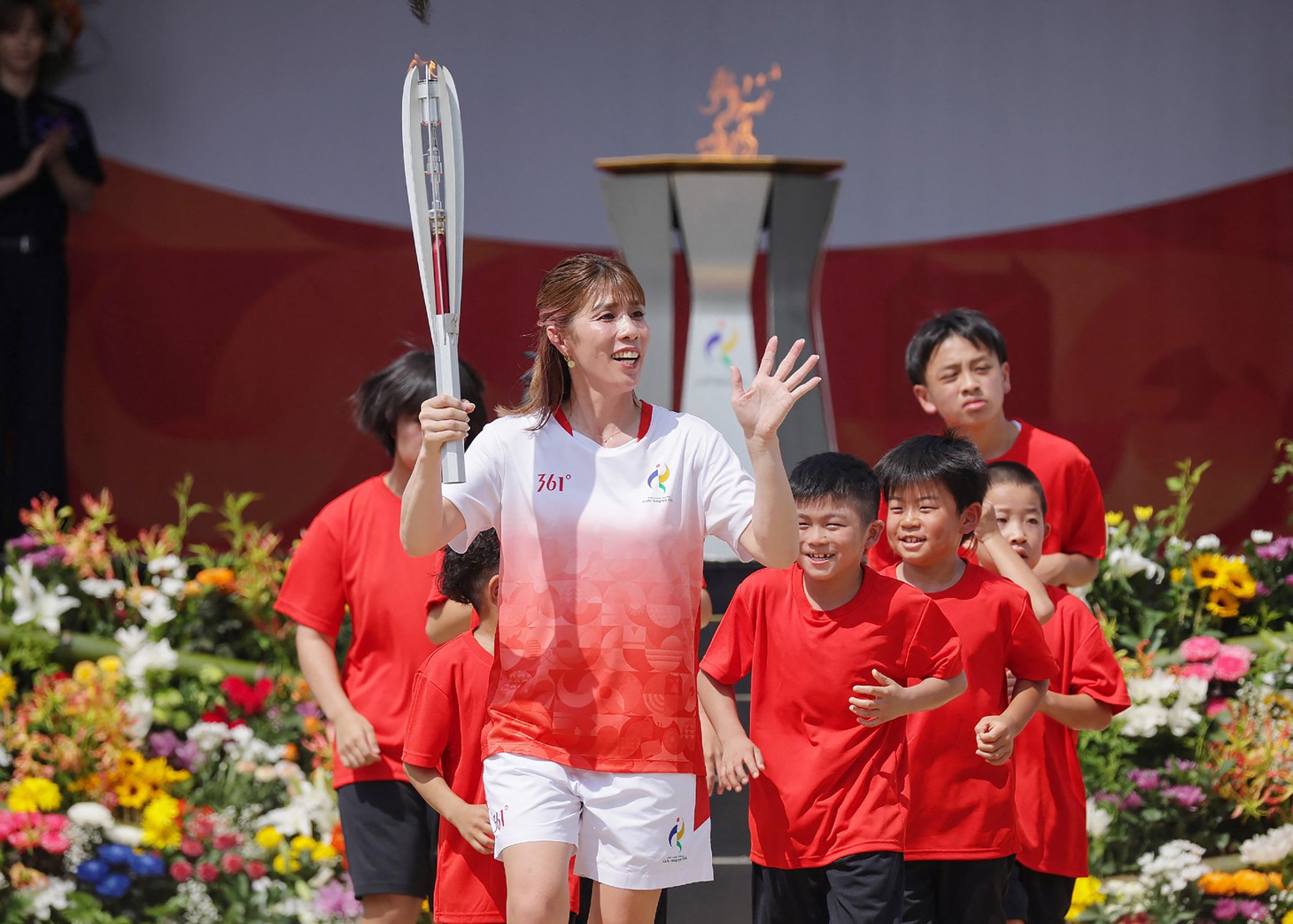 Lễ khai mạc Asiad 20: Kỳ đại hội thể thao châu Á ngập tràn sắc màu - Ảnh 28.