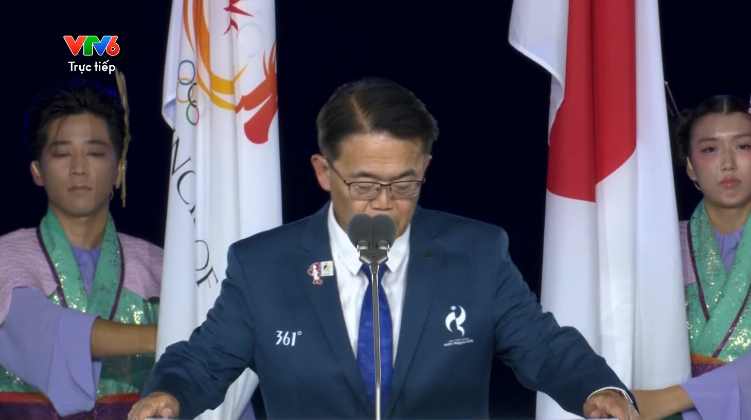 Lễ khai mạc Asiad 20: Kỳ đại hội thể thao châu Á ngập tràn sắc màu - Ảnh 9.