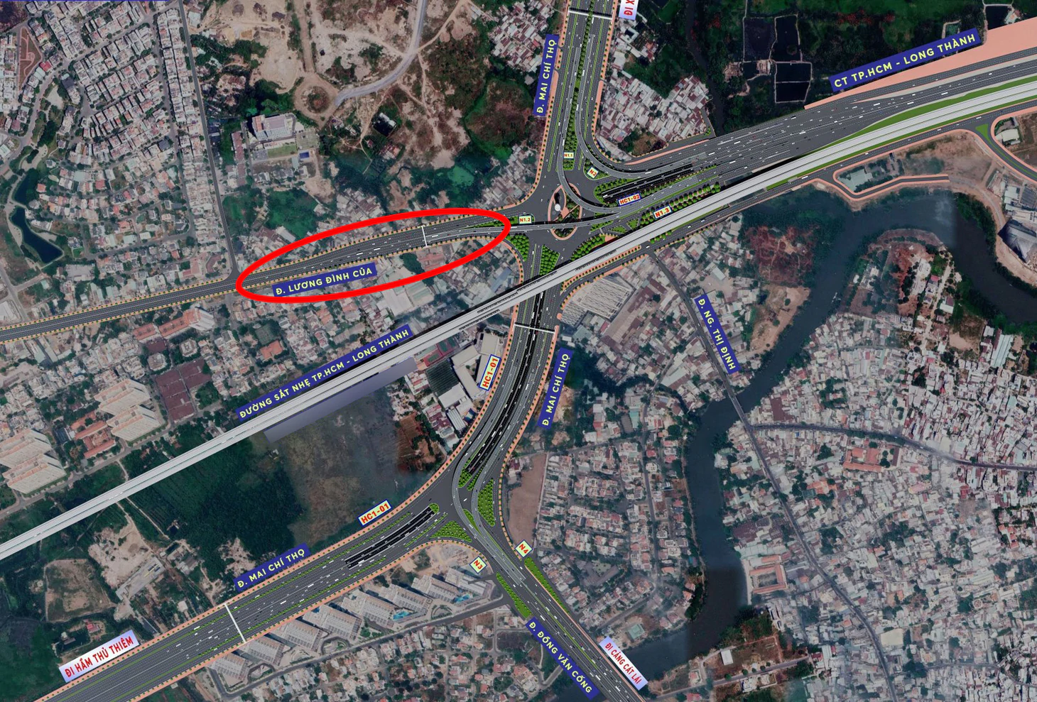 Giải quyết 22.000m² mặt bằng đường Lương Định Của, hoàn thiện mảnh ghép cuối của nút giao An Phú - Ảnh 1.