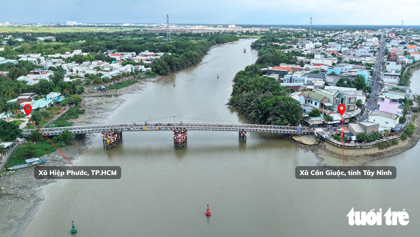 Xây cầu Rạch Dơi 3.197 tỉ thay thế cầu sắt "già nua" nối cửa ngõ phía Nam TP.HCM - Ảnh 1.