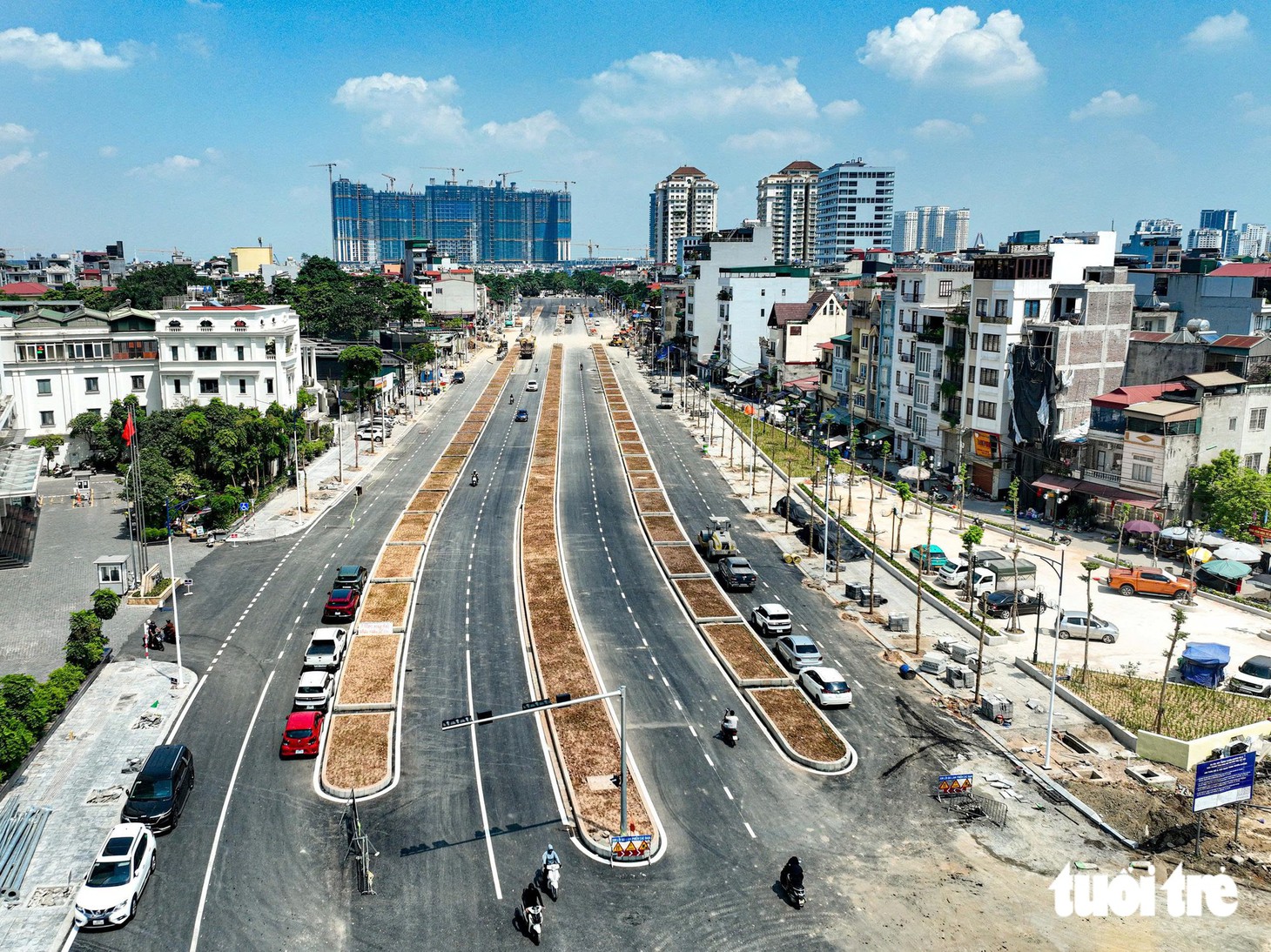 Cận cảnh vành đai 2 , 5 tại Hà Nội hoàn thiện , kết nối khu đô thị cao cấp - Ảnh 1.