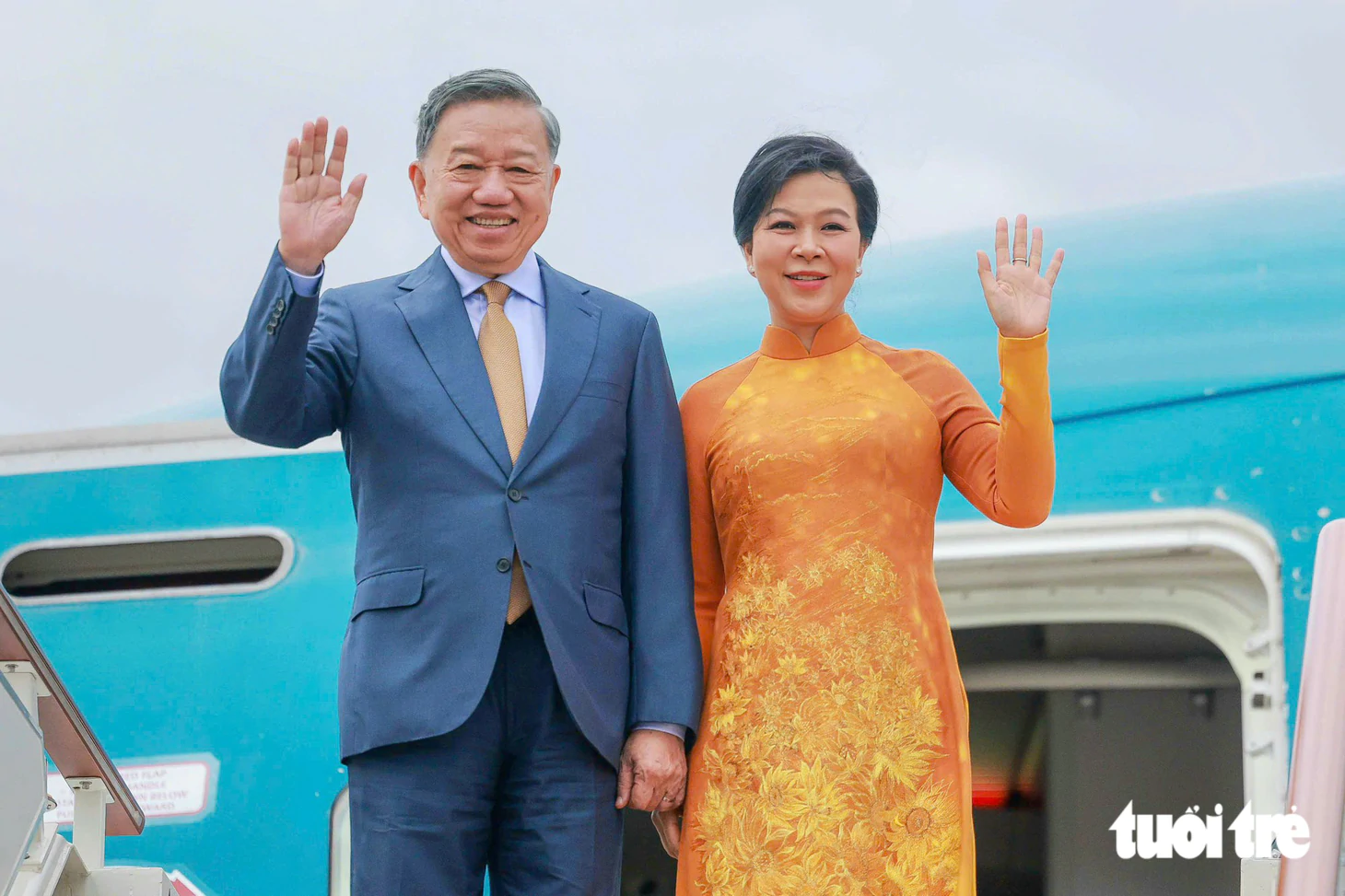 Nga diễu binh tại sân bay, chào đón Tổng Bí thư, Chủ tịch nước Tô Lâm và Phu nhân - Ảnh 3.