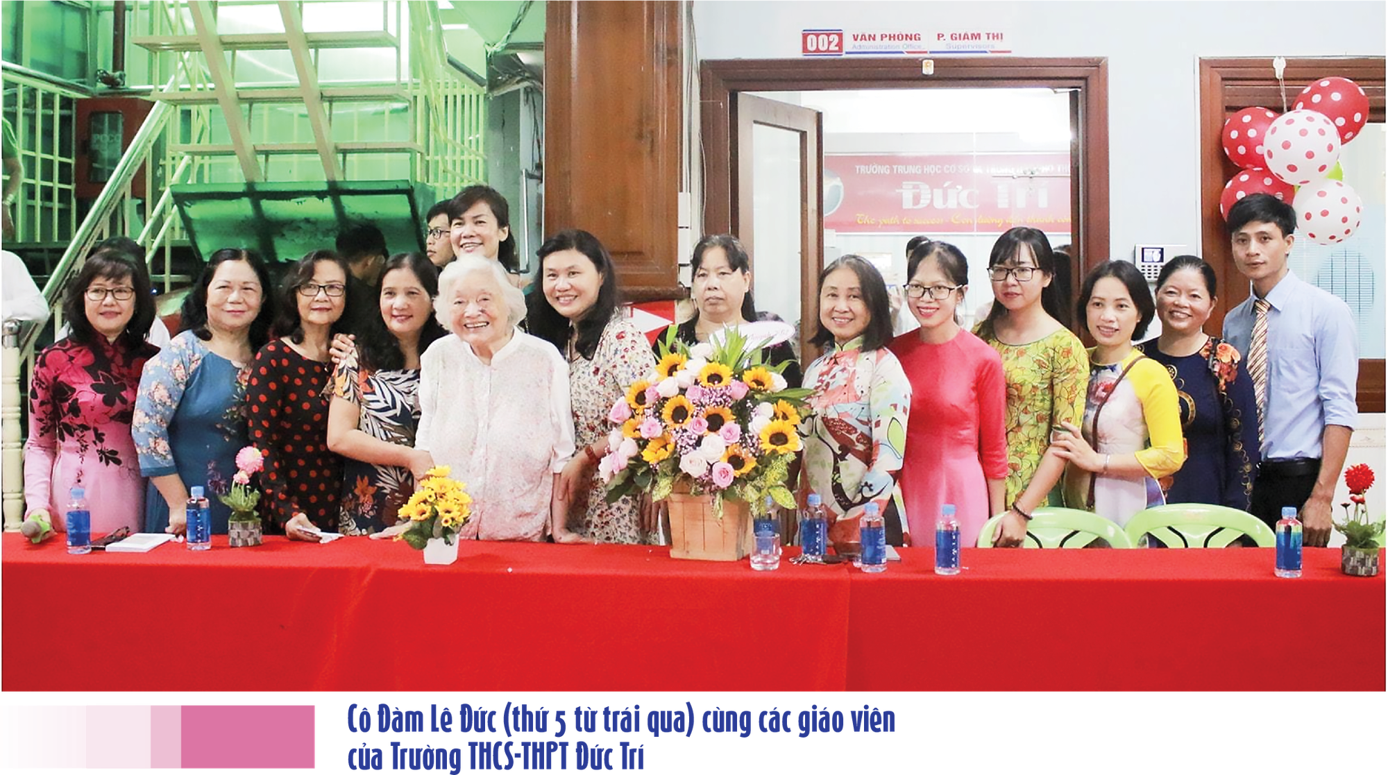 Nhà giáo Đàm Lê Đức: Trọn đời với Trí Đức - Ảnh 2.