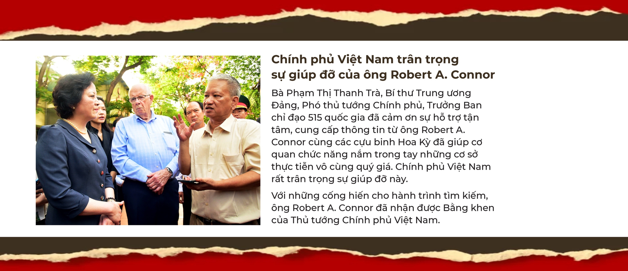 Cựu binh Hoa Kỳ Robert A. Connor: "Tôi chỉ có mục tiêu duy nhất tìm gia đình cho các liệt sĩ" - Ảnh 3.
