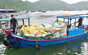 Conservationists, fishermen dive to remove ‘ghost nets’ off central Vietnam island - Ảnh 7.