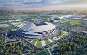 Construction advances on 60,000-seat World Cup-standard stadium near Hanoi- Ảnh 18.