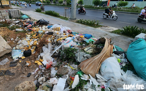 Trash piles up outside Tan Son Nhat airport’s T3 Terminal- Ảnh 5.
