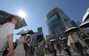 Mercury hits new Japan record high of 41.8°C in Isesaki- Ảnh 3.