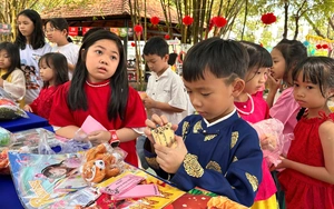 Tưng bừng hội xuân tại Trường THCS Thông Tây Hội, Hiệp Bình - Ảnh 5.