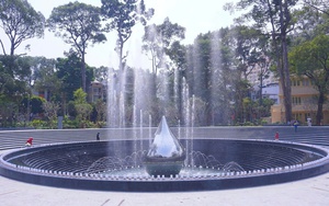 Mãn nhãn màn trình diễn nhạc nước tại công viên số 1 Lý Thái Tổ - Ảnh 4.