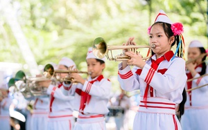 11 trường THCS sôi nổi tranh tài tại Liên hoan Tiếng kèn Đội ta - Ảnh 5.