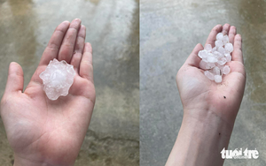 Heat, wind convergence blamed for hail, storms in northern Vietnam - Ảnh 2.