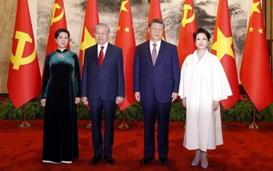 Top Chinese leader hosts farewell tea for Vietnamese counterpart - Ảnh 6.