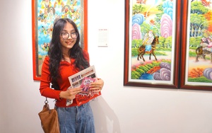 Tìm về 'một thời tuổi ngọc' qua triển lãm tranh của họa sĩ Đinh Tiến Luyện  - Ảnh 5.