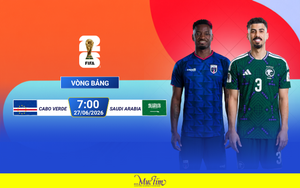 Đội hình ra sân của Saudi Arabia và Cape Verde- Ảnh 3.