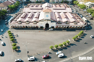 Ho Chi Minh City’s Ben Thanh market to welcome new public square, green space by year-end  - Ảnh 1.