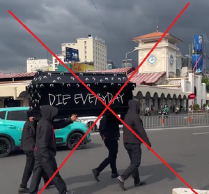 Viral videos of coffin parade stunt prompt police probe in Vietnam- Ảnh 3.