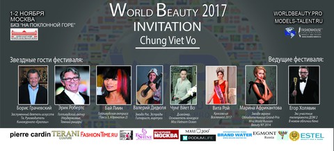 Võ Việt Chung được mời làm giám khảo Miss World Beauty 2017 - Ảnh 2. Võ Việt Chung được mời làm giám khảo Miss World Beauty 2017 - Ảnh 2.