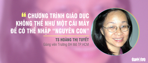Không nên nhập nguyên con chương trình giáo dục - Ảnh 2. Không nên nhập nguyên con chương trình giáo dục - Ảnh 2.