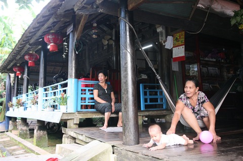 Nhà trăm tuổi trên quê hương Bác Tôn - Ảnh 1. Nhà trăm tuổi trên quê hương Bác Tôn - Ảnh 1.