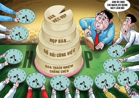 Mỗi tuần họp một lần là đủ - Ảnh 1. Mỗi tuần họp một lần là đủ - Ảnh 1.