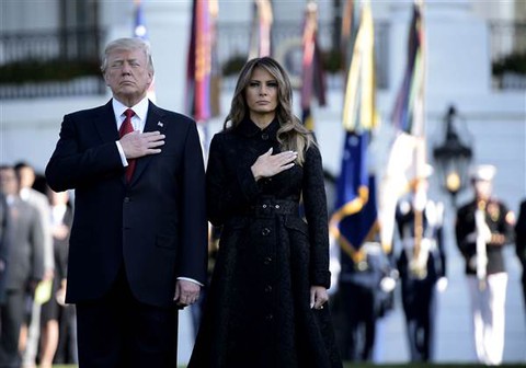 Tổng thống Trump chủ trì lễ tưởng niệm 11-9 - Ảnh 1. Tổng thống Trump chủ trì lễ tưởng niệm 11-9 - Ảnh 1.