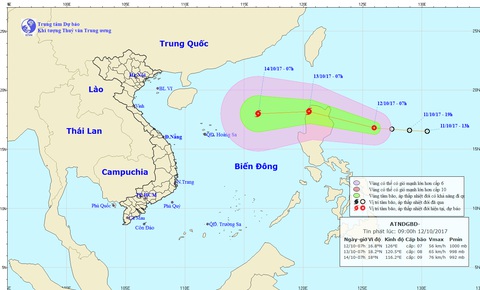 Áp thấp nhiệt đới có khả năng mạnh lên thành bão - Ảnh 1. Áp thấp nhiệt đới có khả năng mạnh lên thành bão - Ảnh 1.