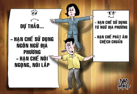 Ngôn ngữ địa phương không phải là giọng quê mình - Ảnh 1. Ngôn ngữ địa phương không phải là giọng quê mình - Ảnh 1.