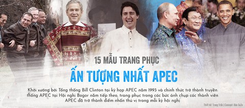 15 mẫu trang phục ấn tượng nhất APEC - Ảnh 1. 15 mẫu trang phục ấn tượng nhất APEC - Ảnh 1.
